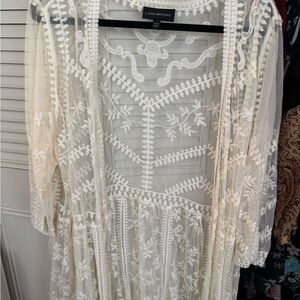 Lane Bryant Lace Overlay Dress